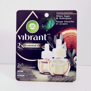 🔮3/$15 Air Wick Scented Oil Refill Vibrant White Sage & Mahogany